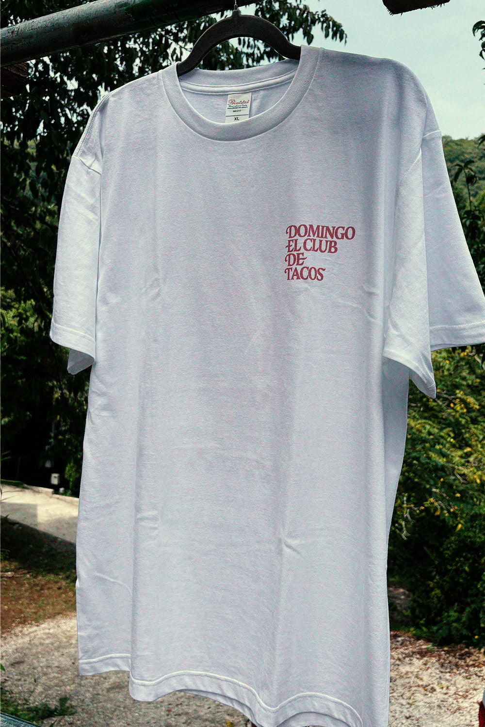"DOMINGO EL CLUB DE TACOS" TEE - WHITE