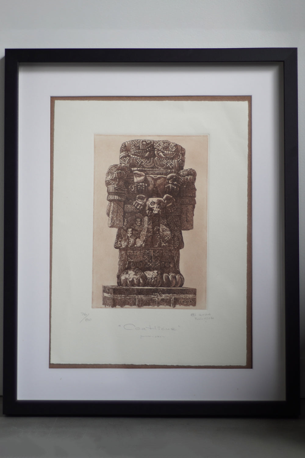 Grabado Coatlicue GD001